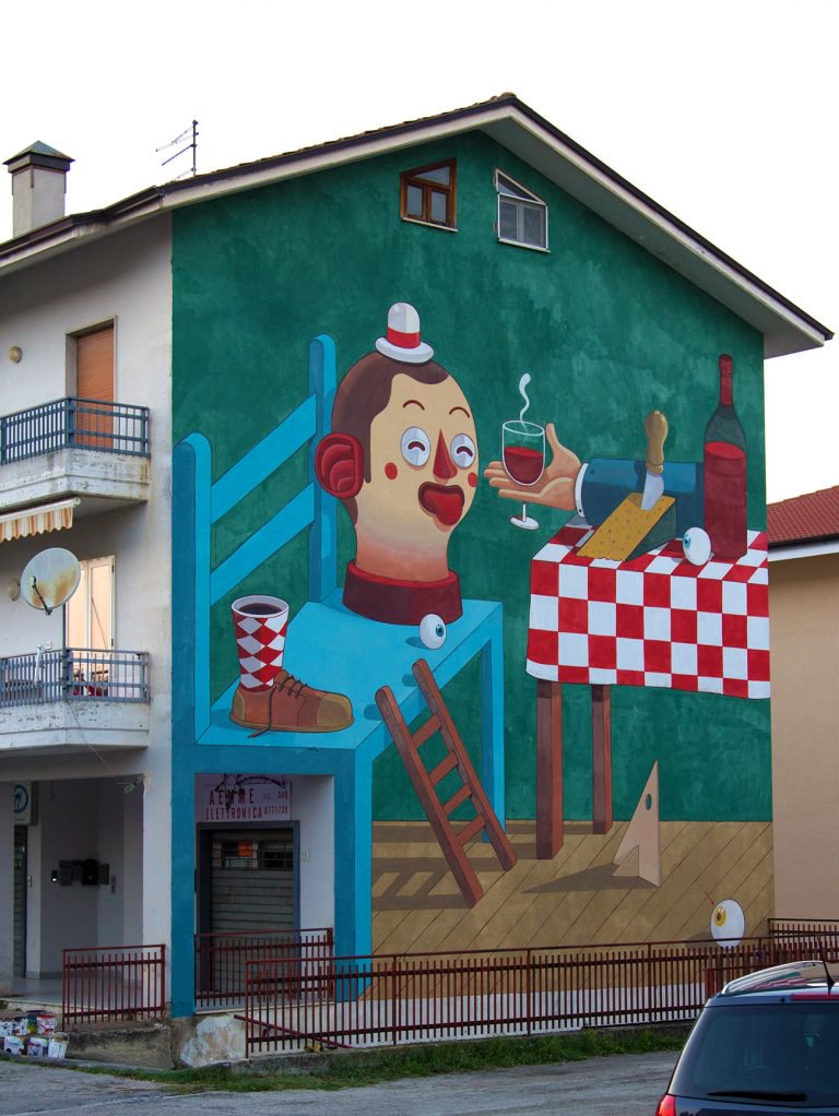 Diego Della Posta街头涂鸦艺术作品